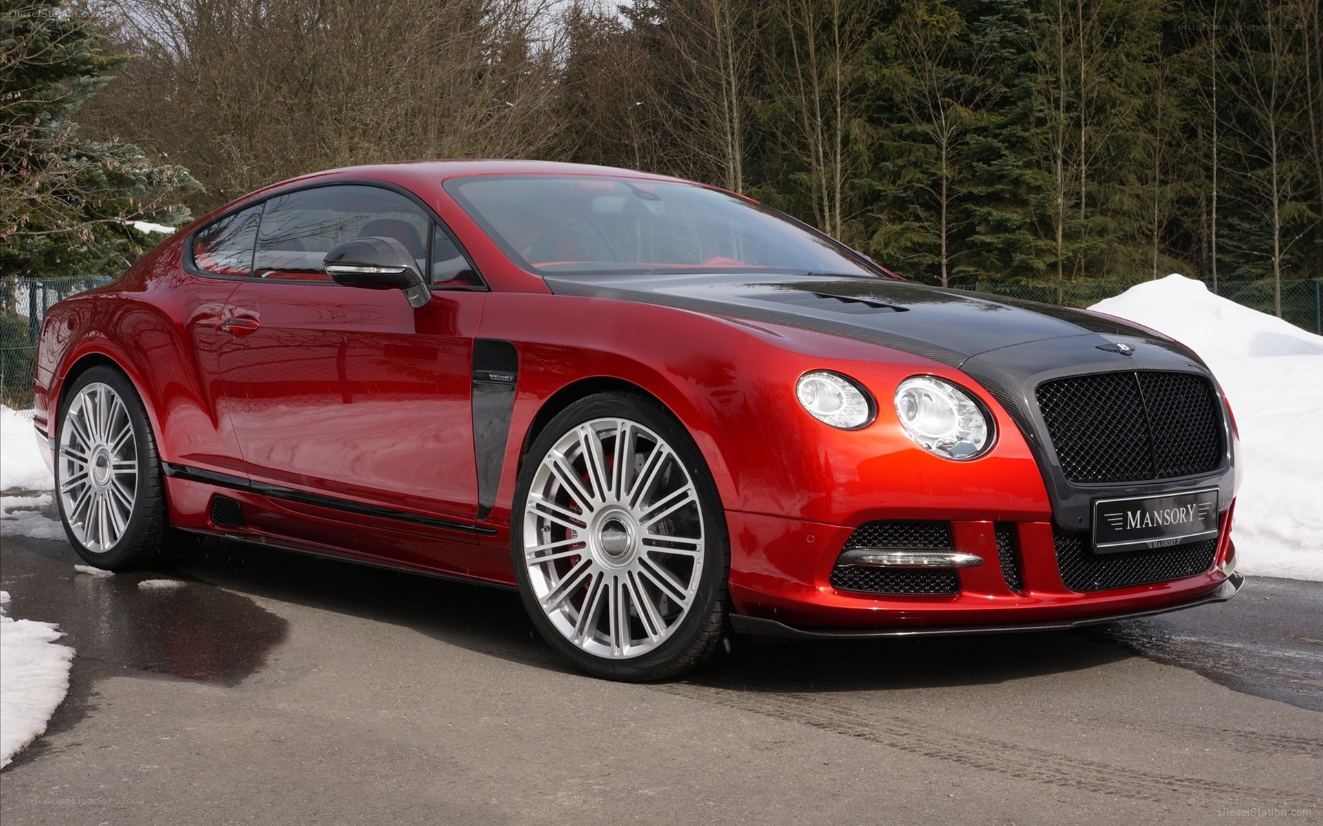 Red Bentley Continental GT