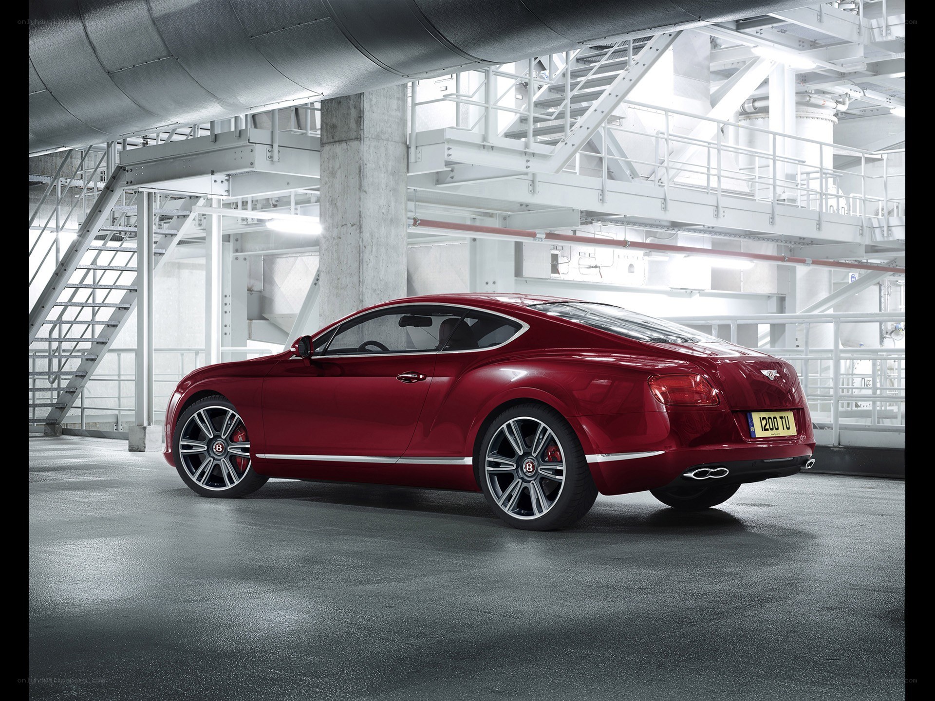 Red Bentley Continental GT