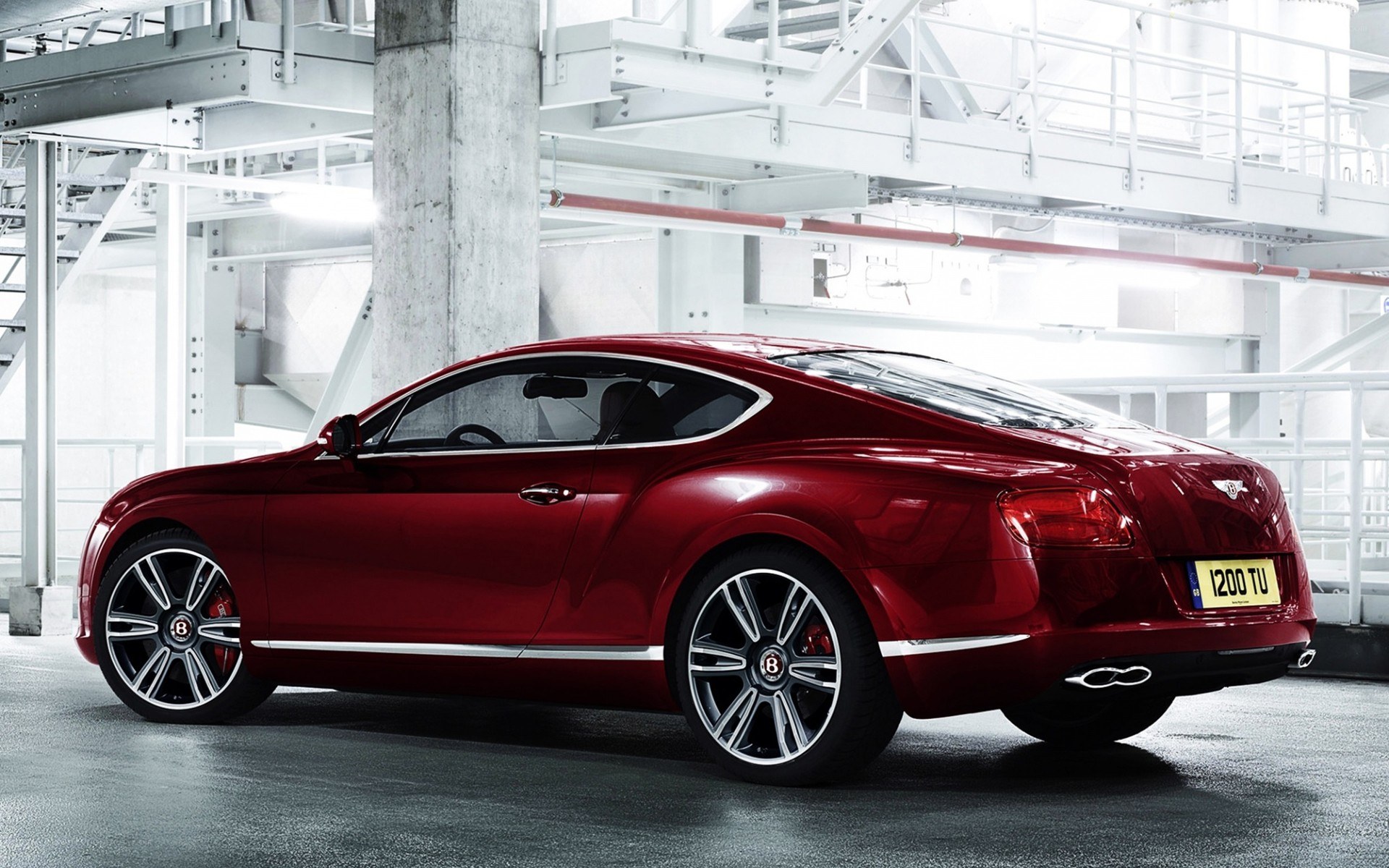 Red Bentley Continental GT