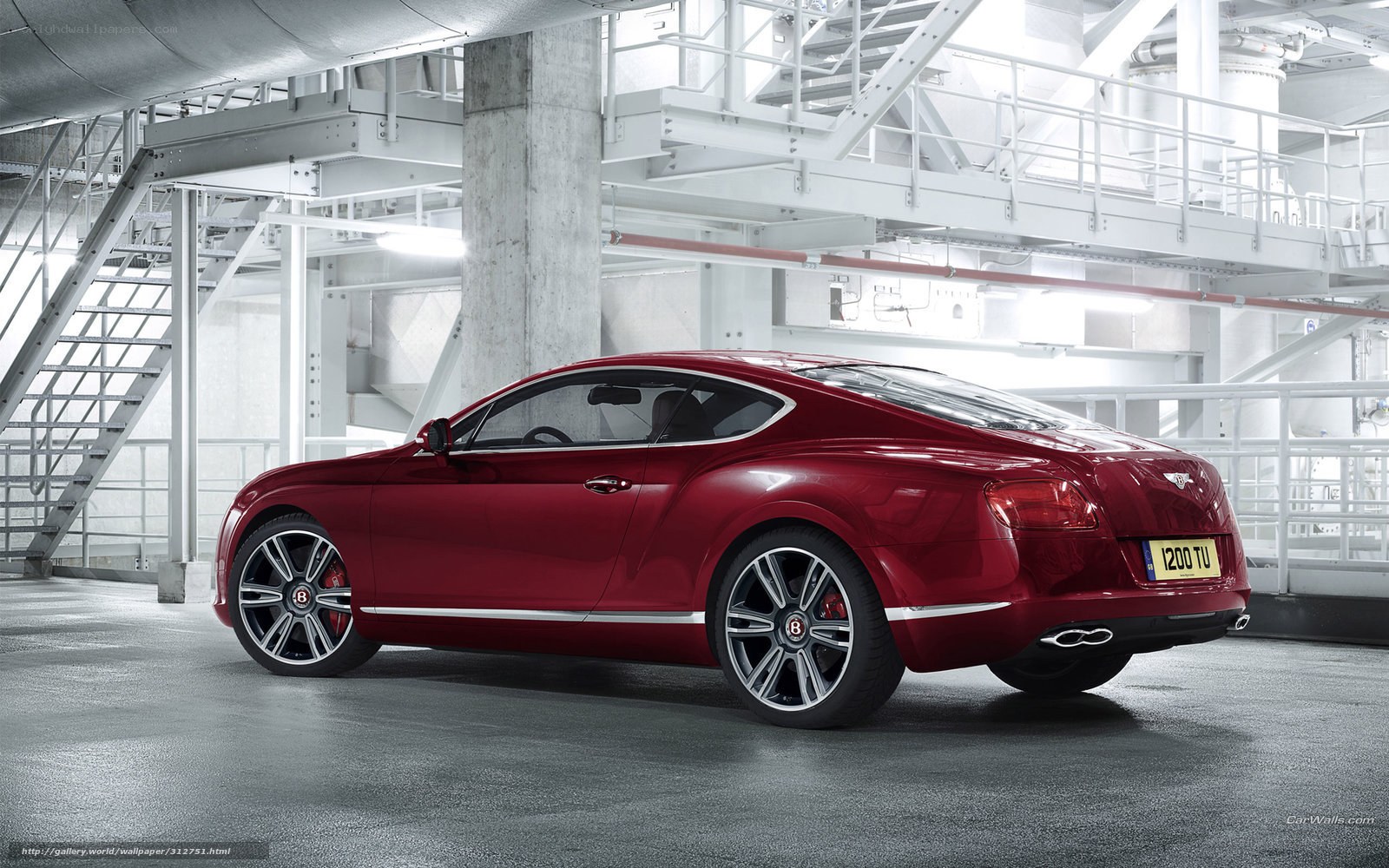 Red Bentley Continental GT