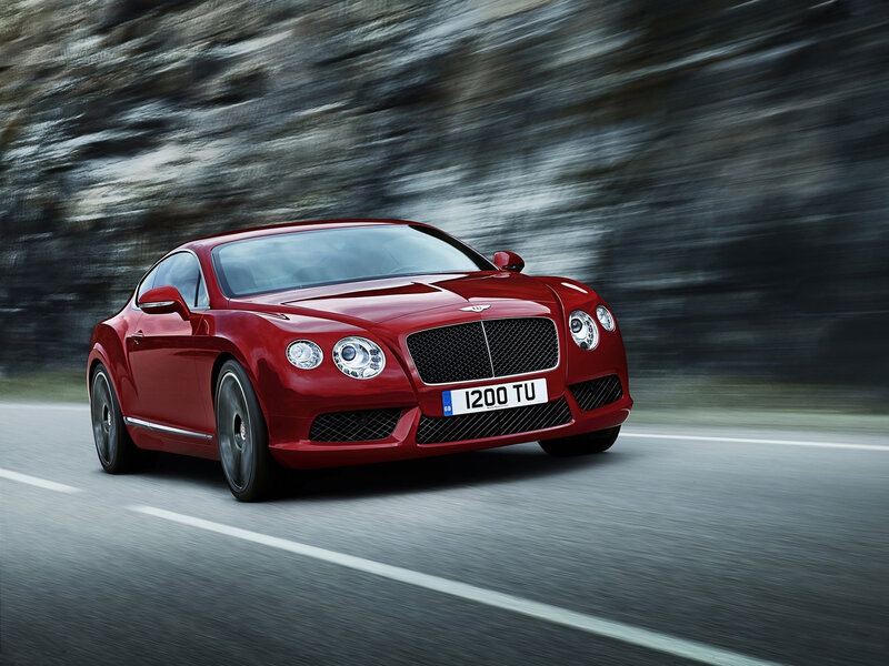 Red Bentley Coupe — Dynamic, Photograph