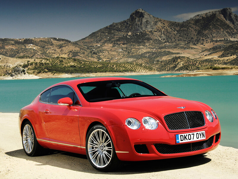Red Bentley Coupe — Serene