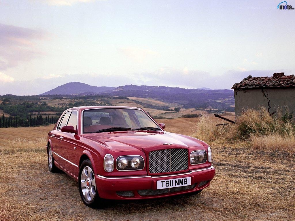 Red Bentley in Tuscany