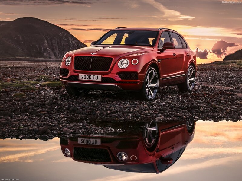 Red Bentley Suv