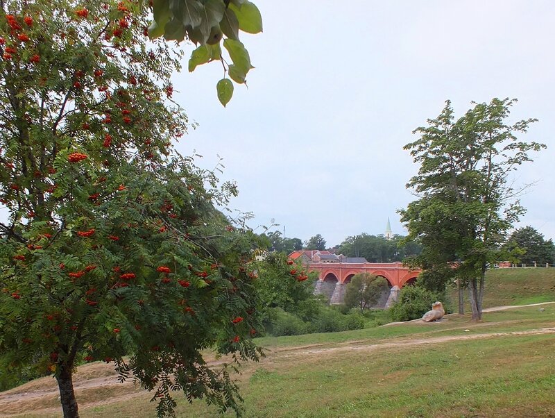 Red-berried Tree and Bridge