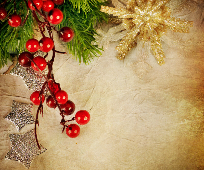 Red Berries and Pine