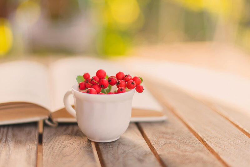 Red Berries in Cup