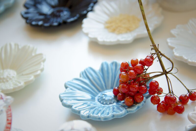 Red Berries on a Branch — Blue