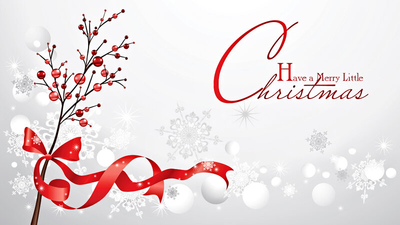 Red Berry Branch with Ribbon