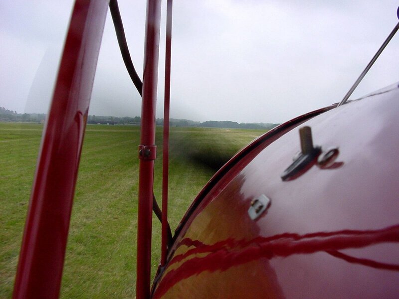 Red Biplane Cockpit
