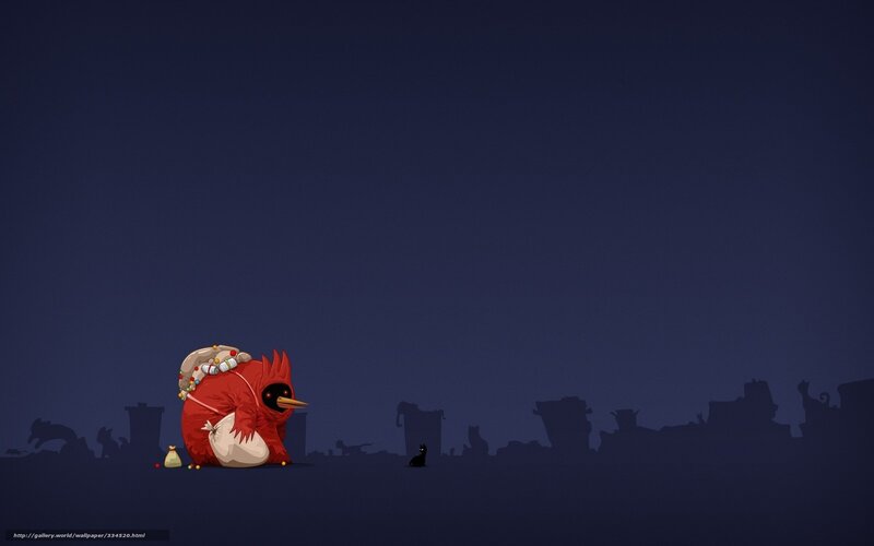 Red Bird Character