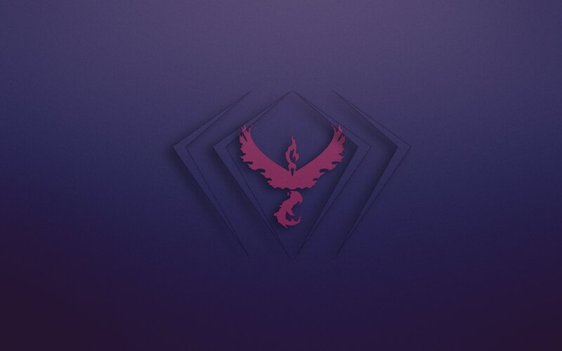 Red Bird Logo — Purple