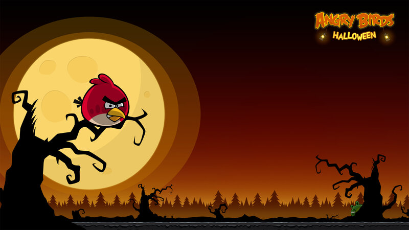 Red Bird on Branch — Black
