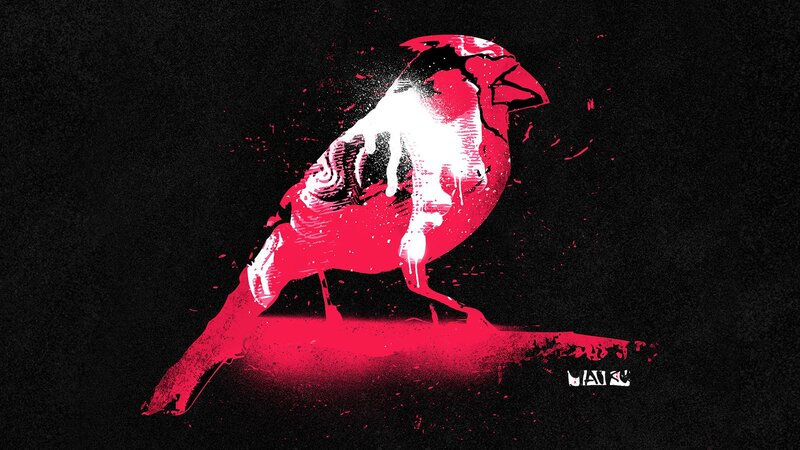 Red Bird Silhouette