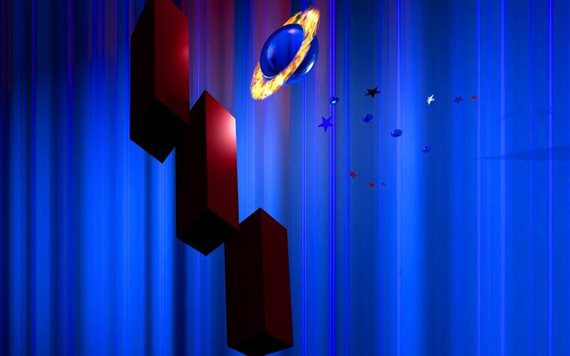 Red Blocks and Planet