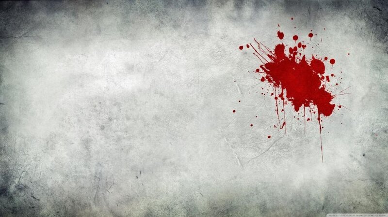 Red Blood Splatter