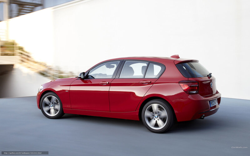 Red Bmw 1-series Car — Dynamic, Afternoon, Photograph