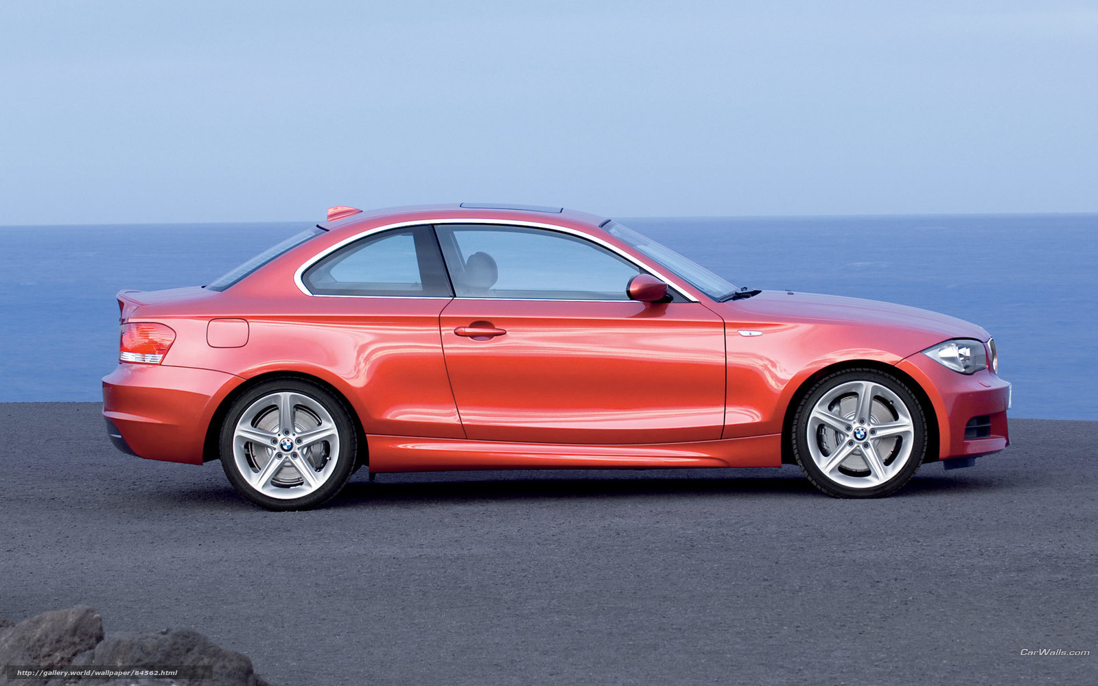 Red BMW 1-Series Coupe