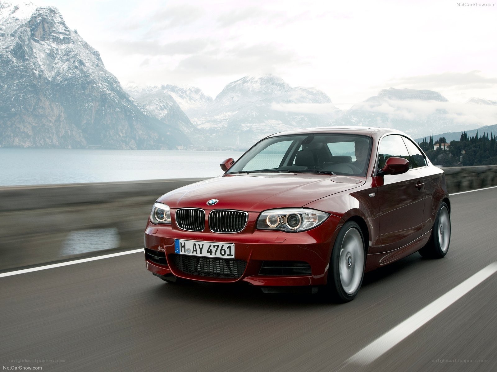 Red BMW 1-Series Coupe