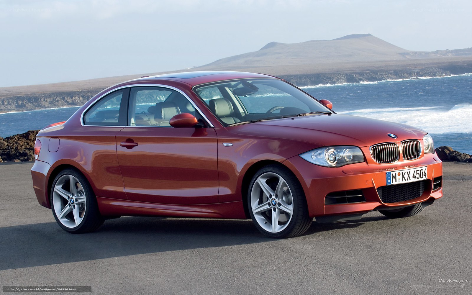 Red BMW 1-Series Coupe
