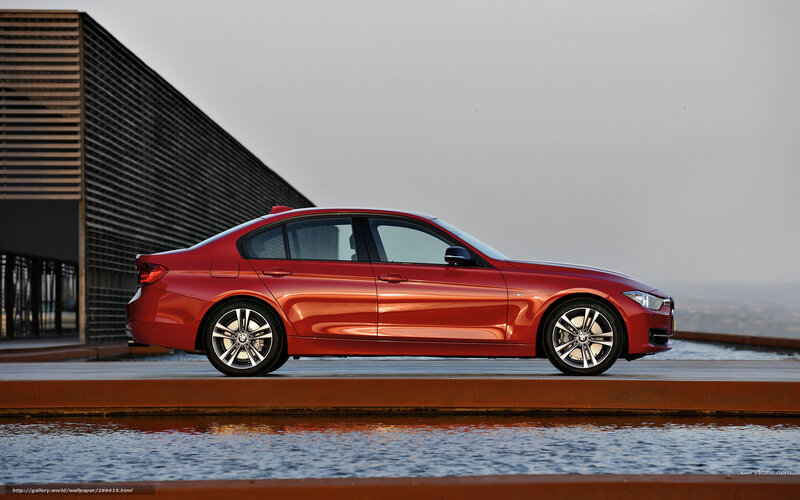 Red BMW 3 Series sedan