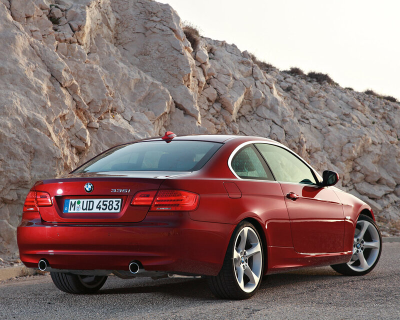 Red Bmw 335i Coupe — Dramatic