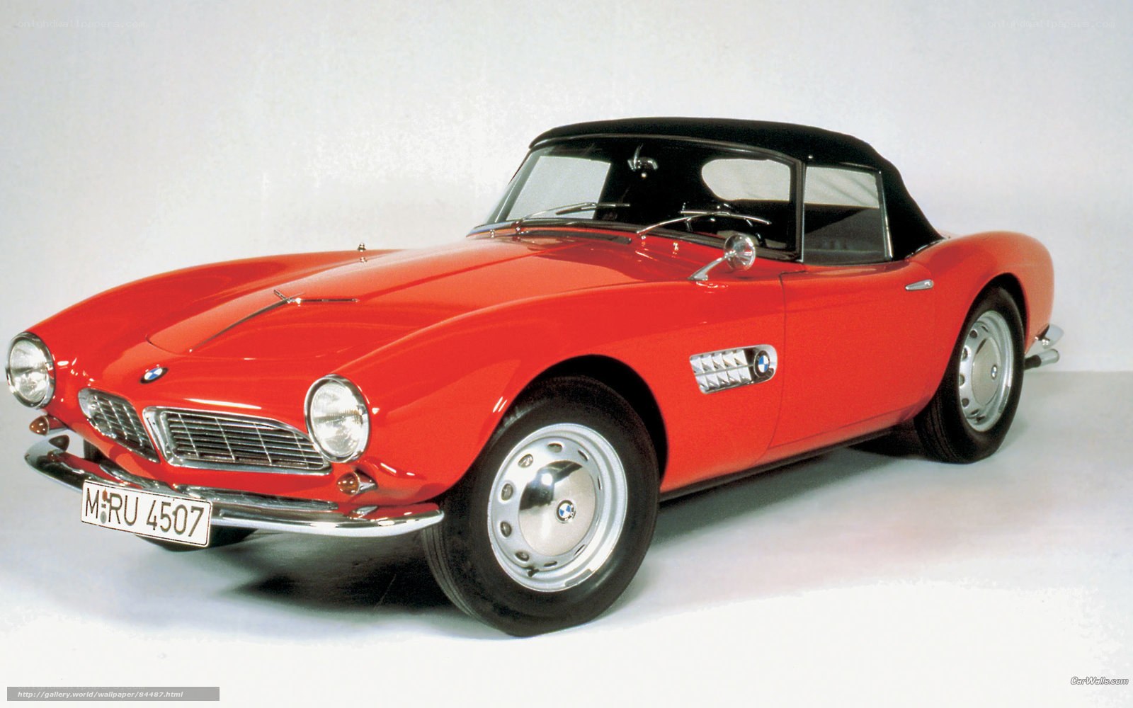 Red BMW 507 Convertible