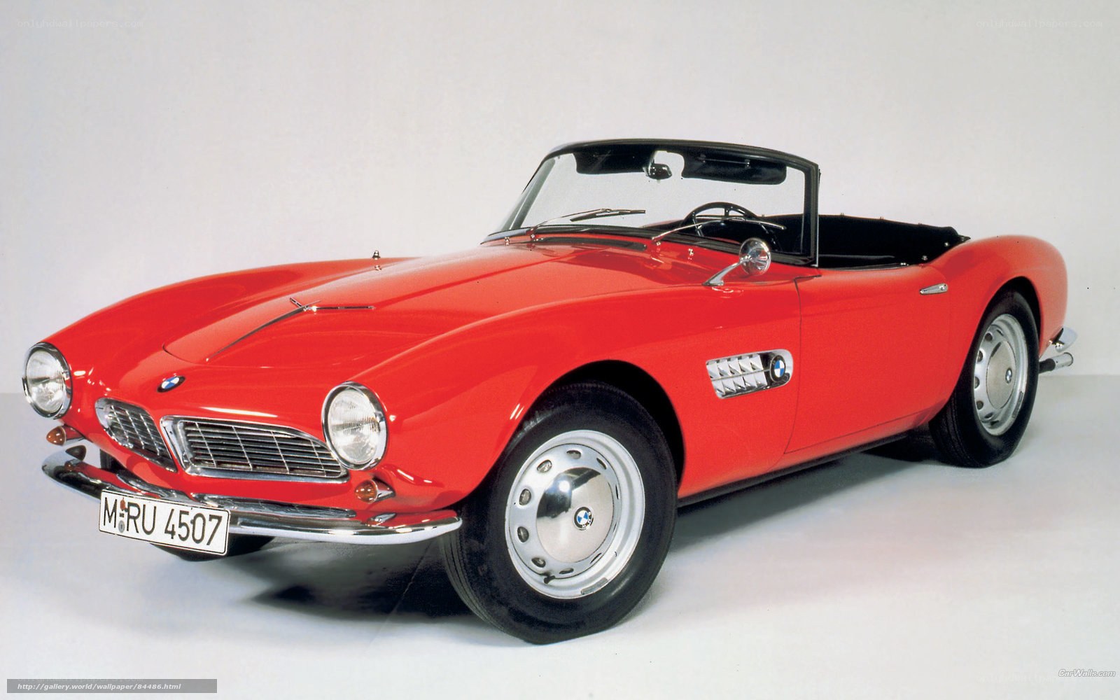 Red BMW 507 Convertible