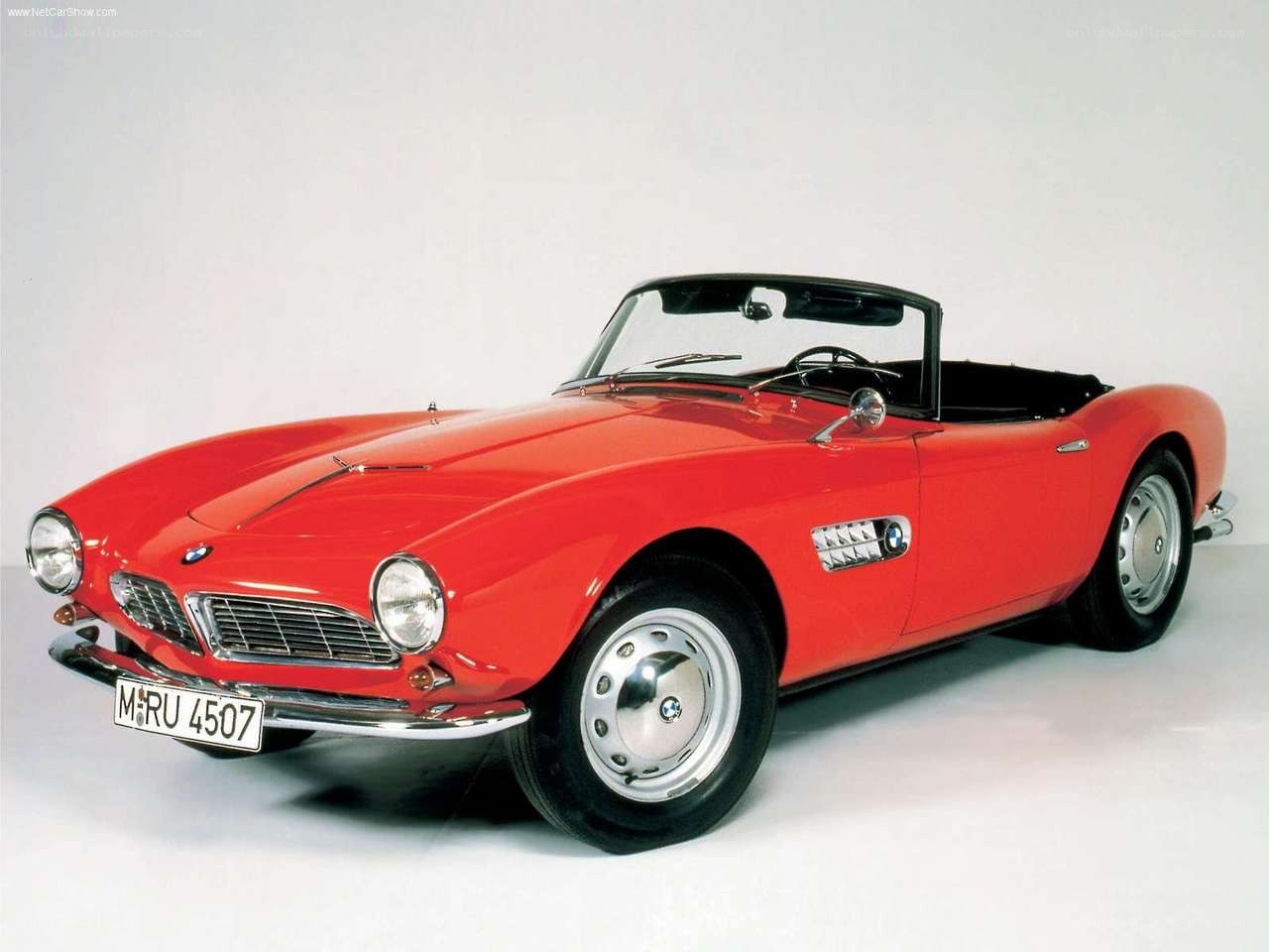Red BMW 507 Roadster