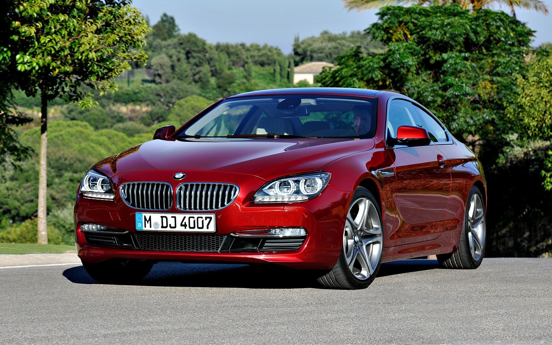 Red BMW 6-Series Coupe