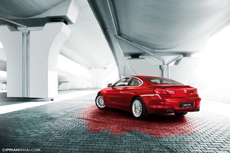 Red BMW 6 Series Coupe