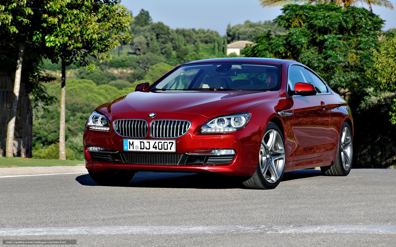 Red BMW 6-Series Coupe