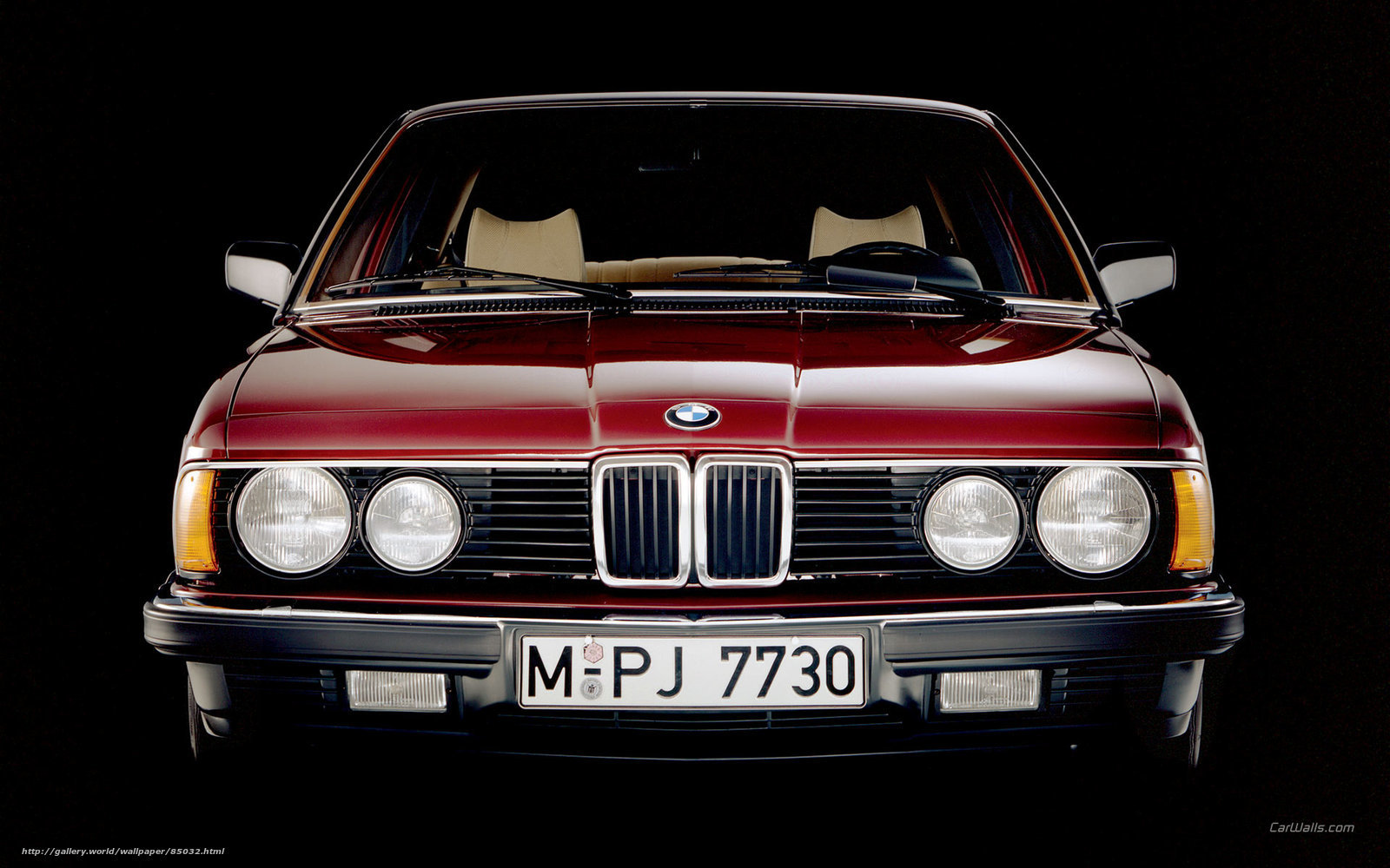 Red BMW 6 Series front view