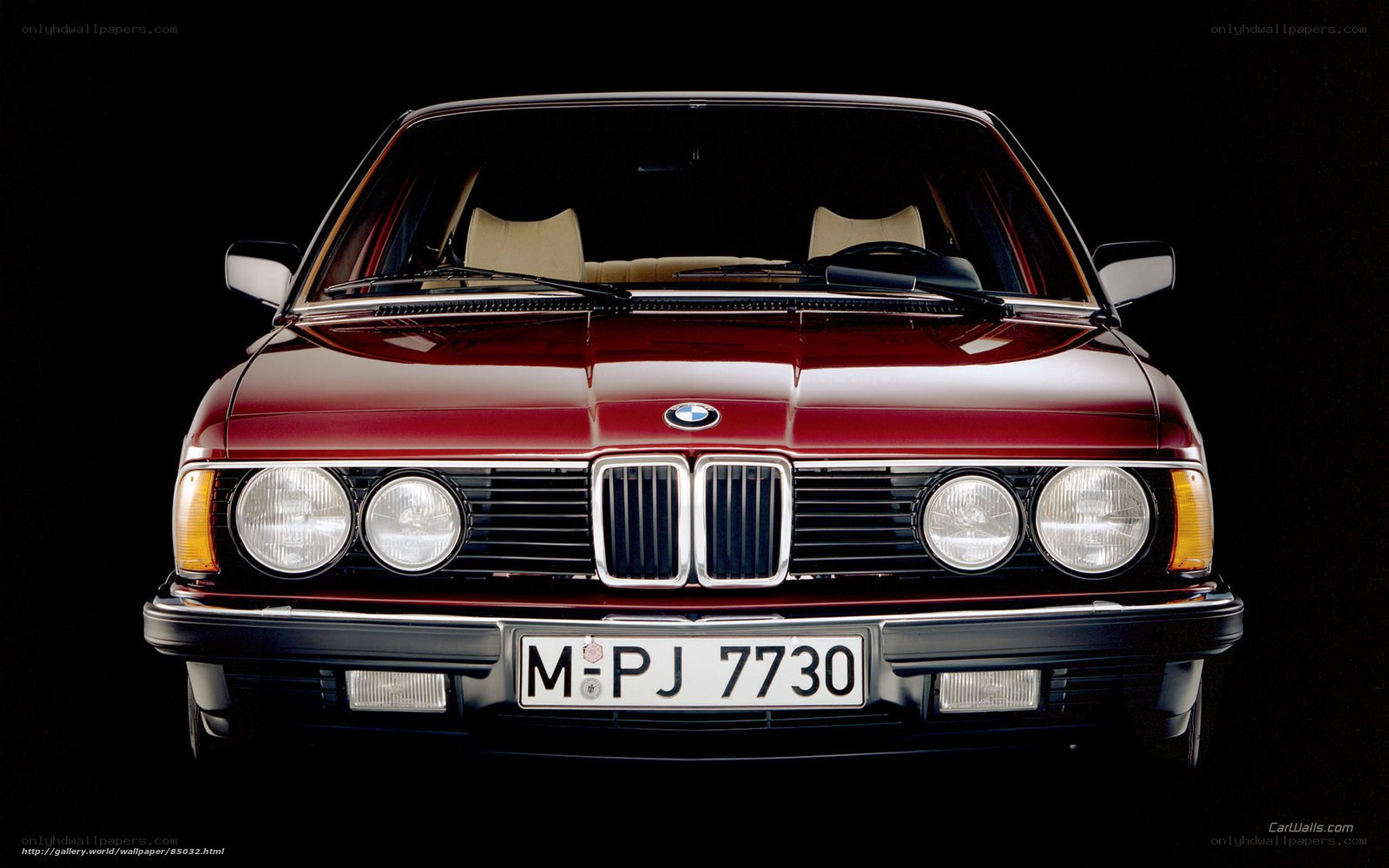 Red BMW 6 Series front view