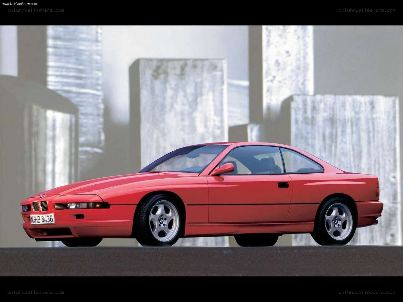 Red BMW 8 Series Coupe