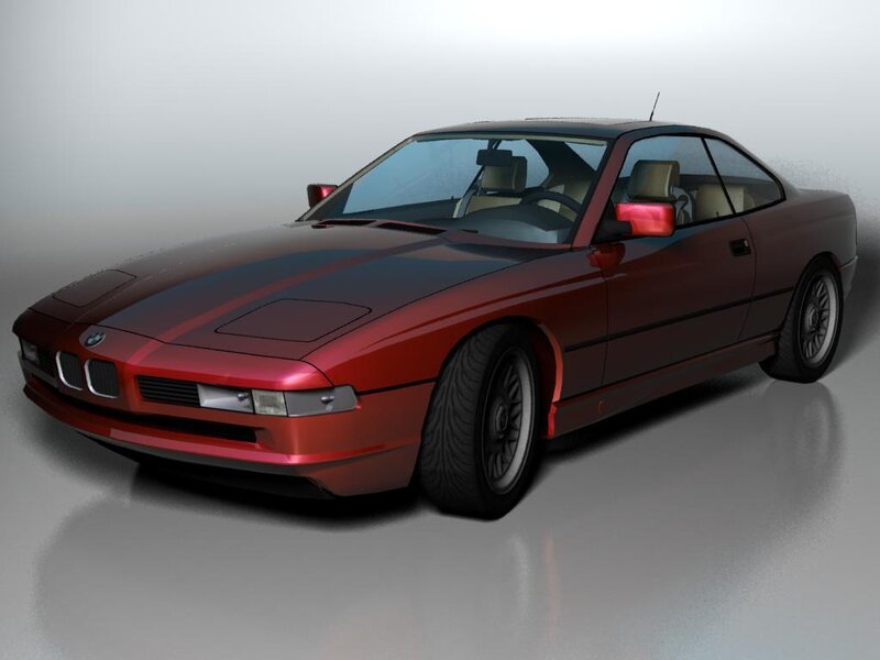 Red BMW 8 Series Coupe — Neutral