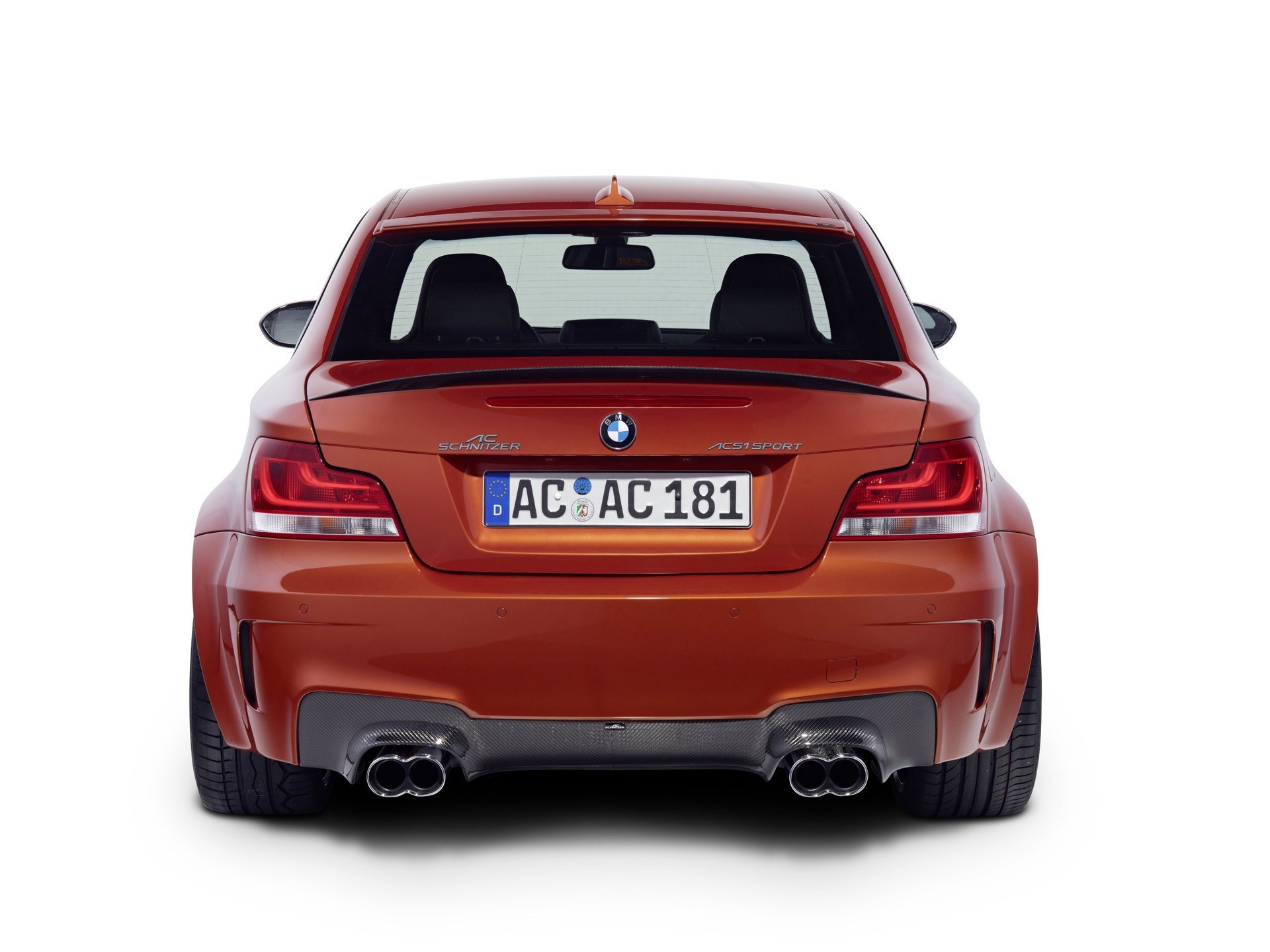 red bmw ac schnitzer car