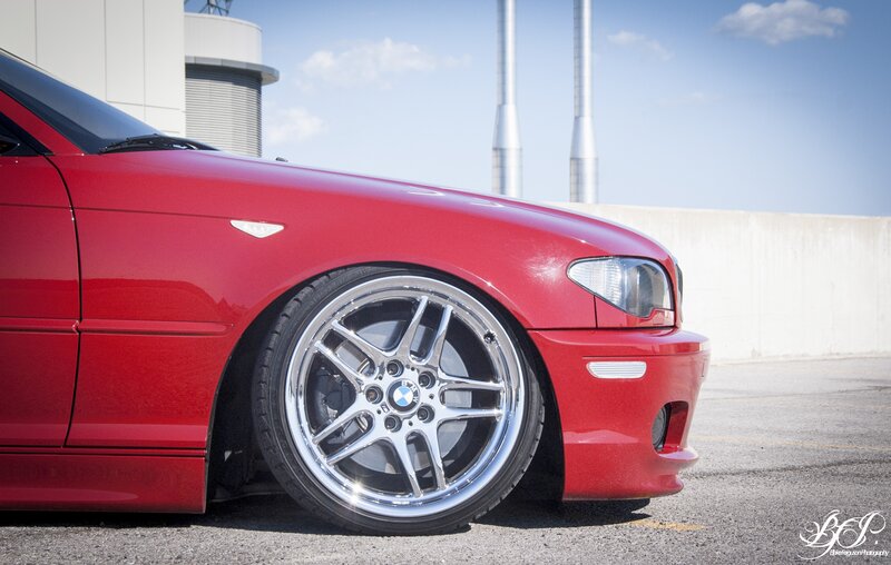 Red Bmw Car — Calm, Afternoon, Photograph, Car Wheel