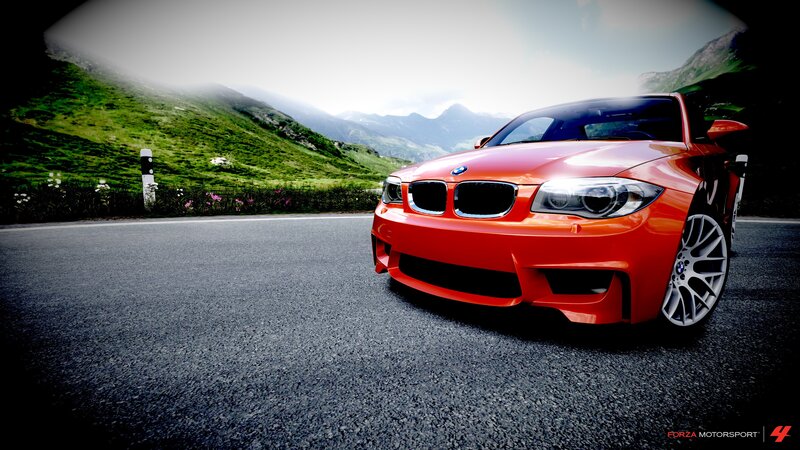 Red Bmw Car — Dramatic, Photograph