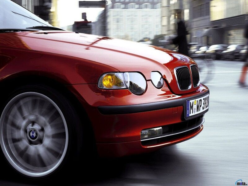 Red Bmw Car — Dynamic, Afternoon, Photograph, City Street