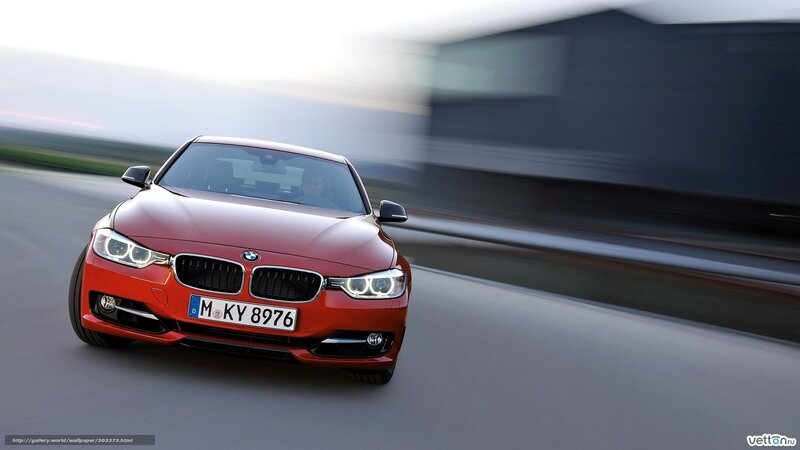Red Bmw Car — Dynamic, Sunset