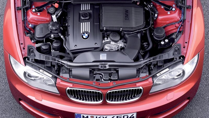 Red Bmw Car Engine — Neutral
