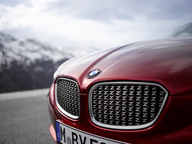 Red Bmw Car Front — Dramatic