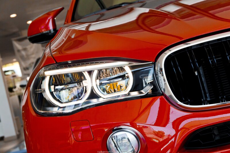 Red Bmw Car Front
