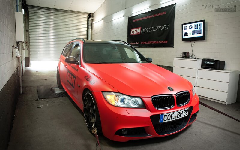 Red BMW Car — Industrial