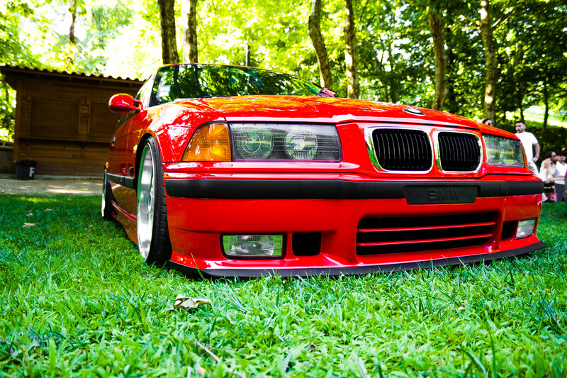Red Bmw Car — Outdoor