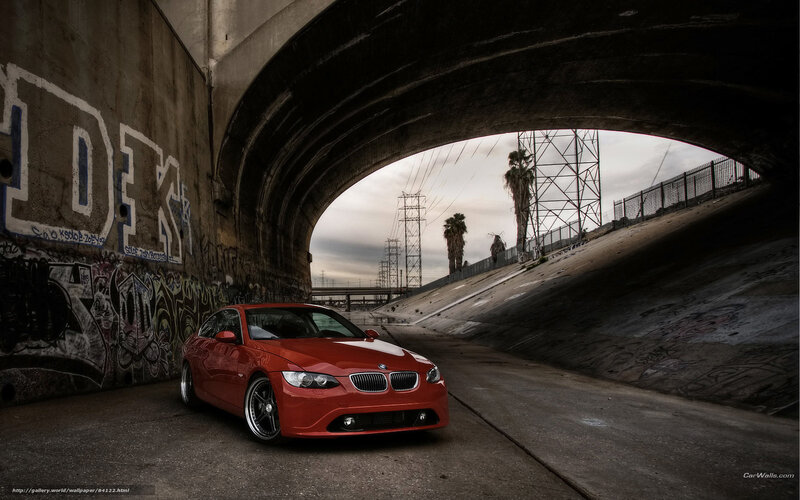Red Bmw Car