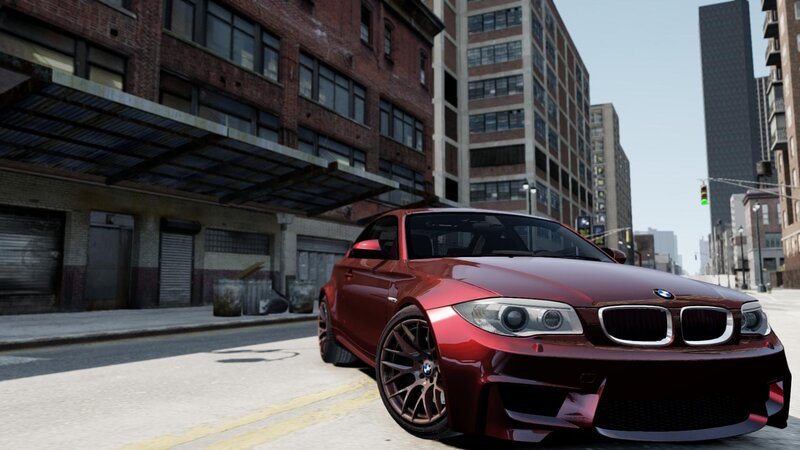 Red Bmw Car — Urban