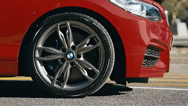 Red Bmw Car Wheel