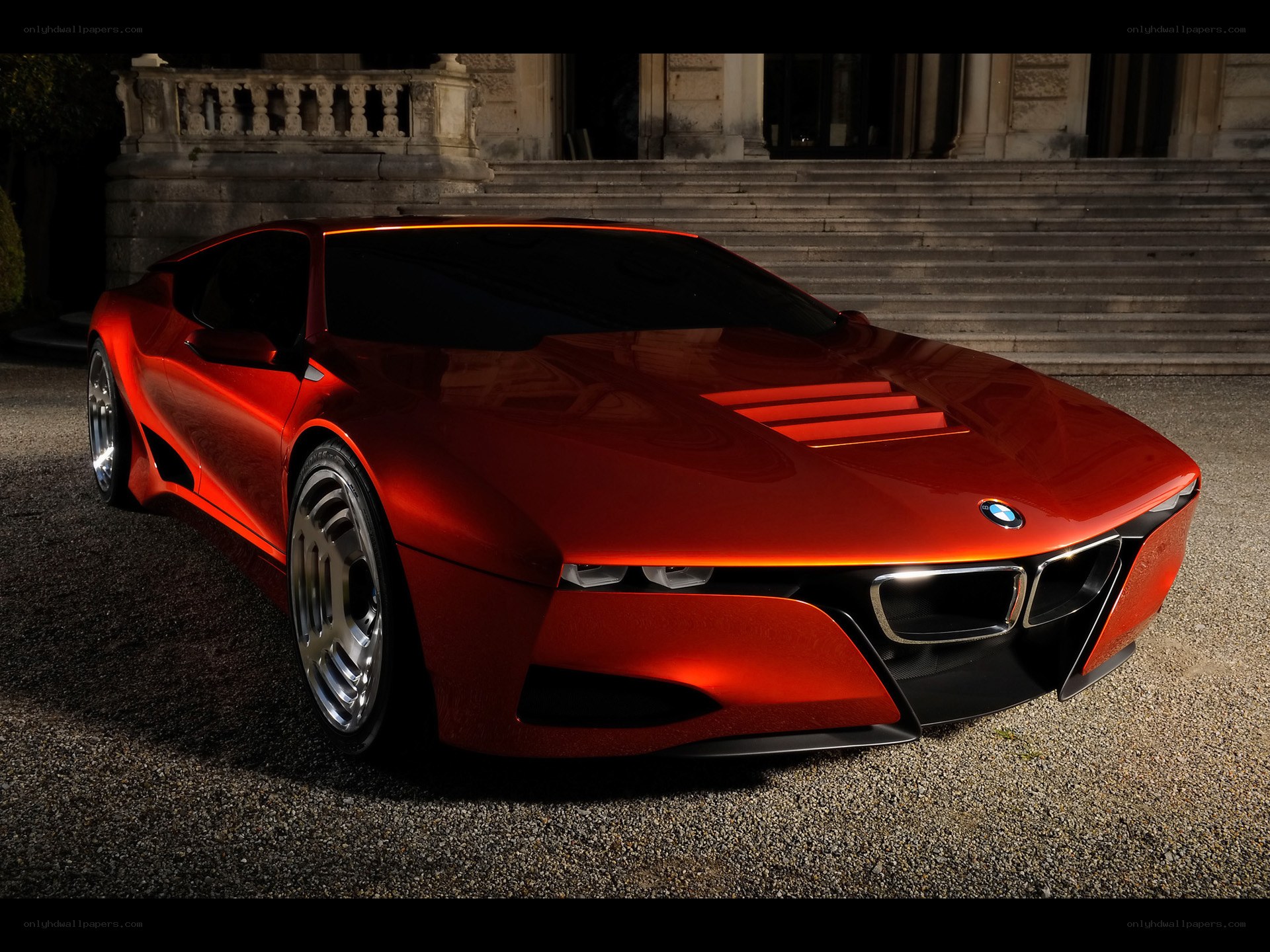 Red BMW concept car